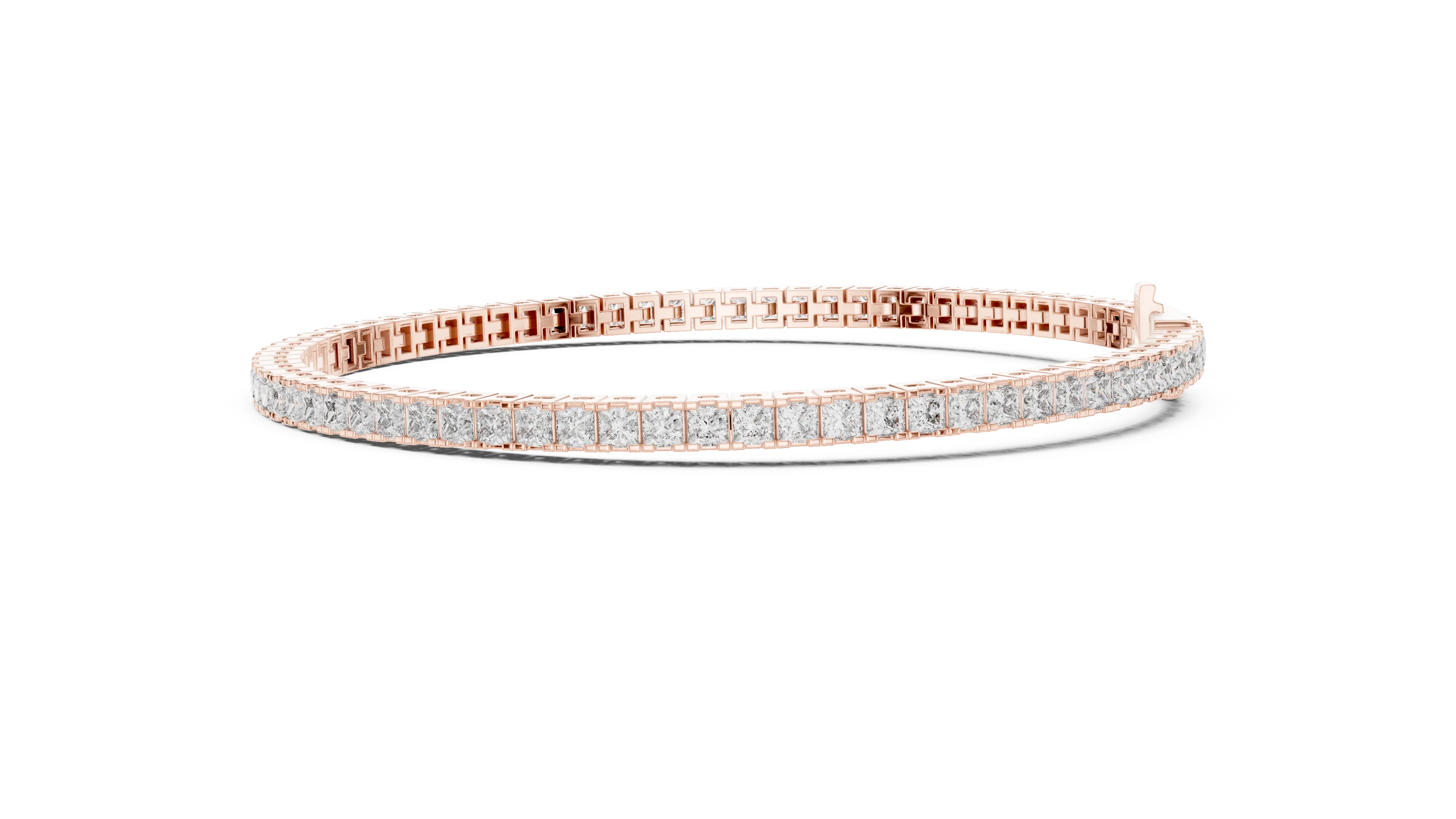 Royal Grid Diamond Tennis Bracelet