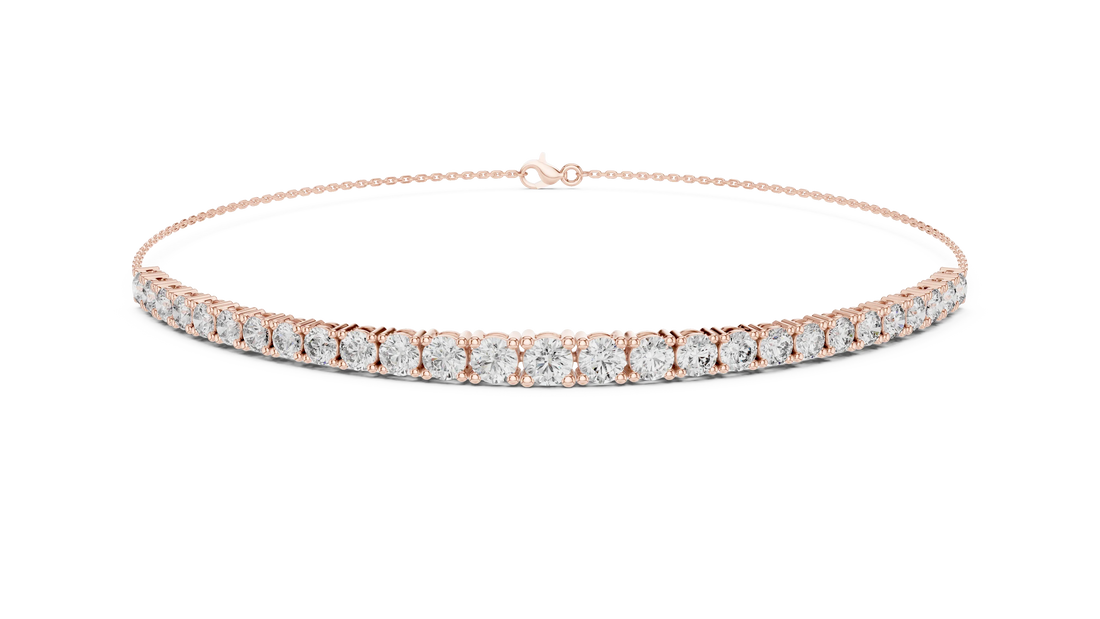 Delicate Spark Diamond Tennis Bracelet