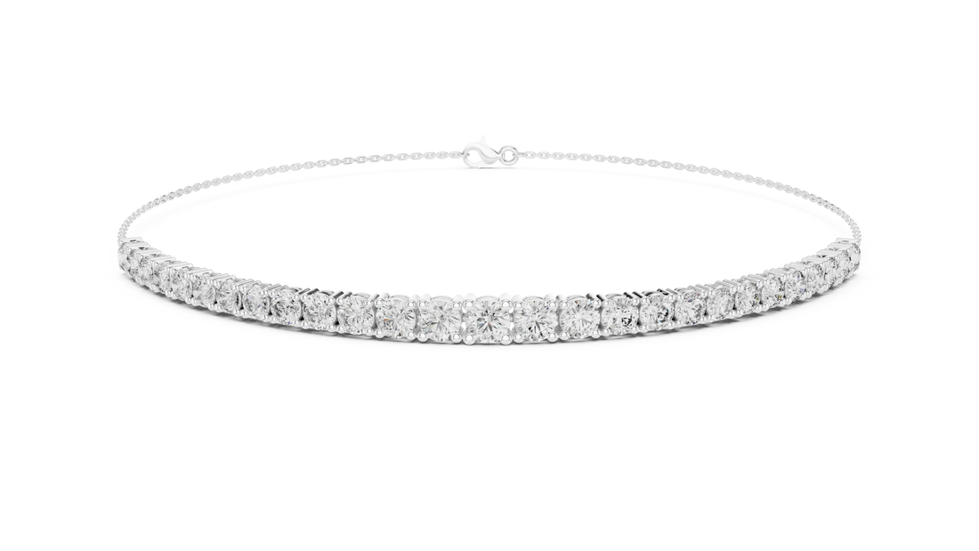 Delicate Spark Diamond Tennis Bracelet