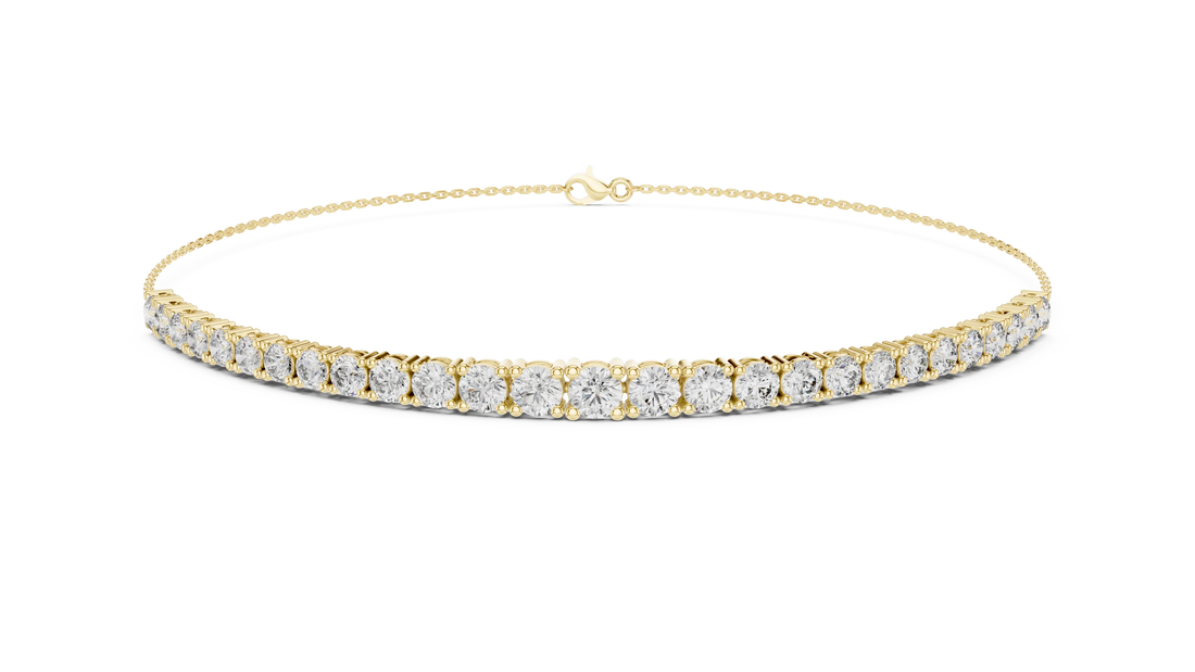 Delicate Spark Diamond Tennis Bracelet