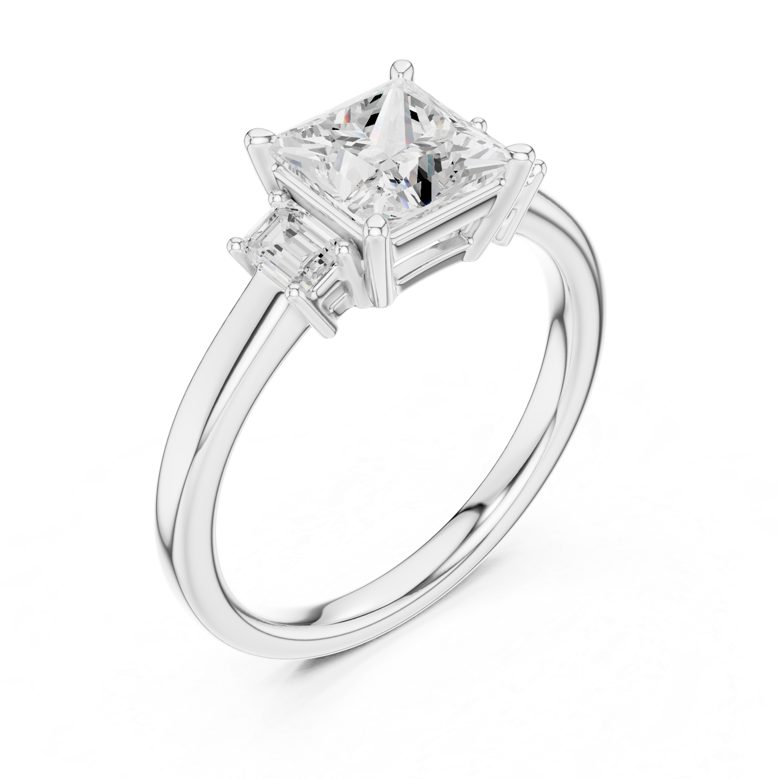 Princess Engagement Trilogy Ring