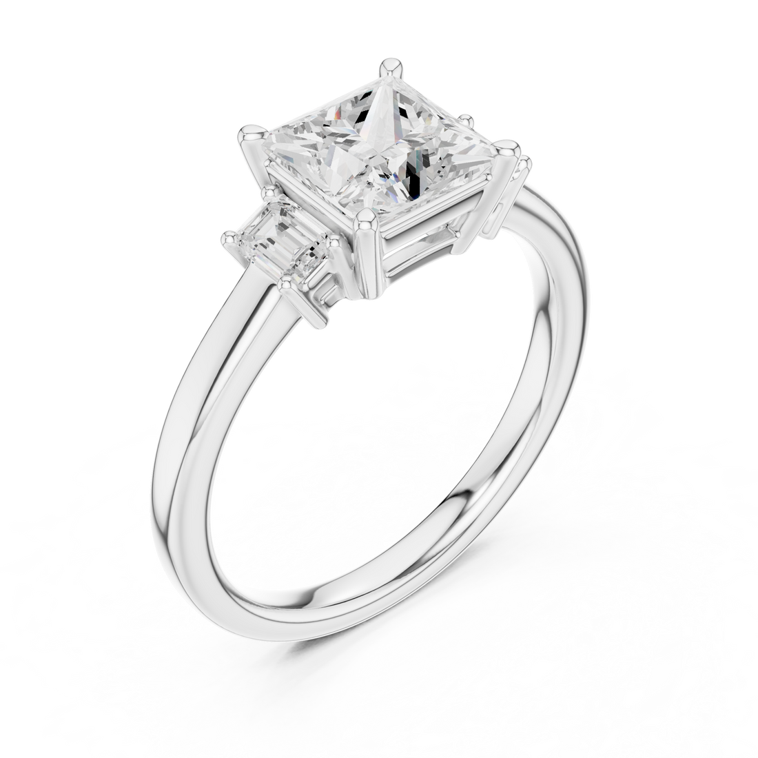 Princess Engagement Trilogy Ring