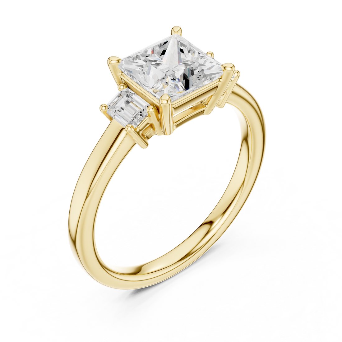 Princess Engagement Trilogy Ring