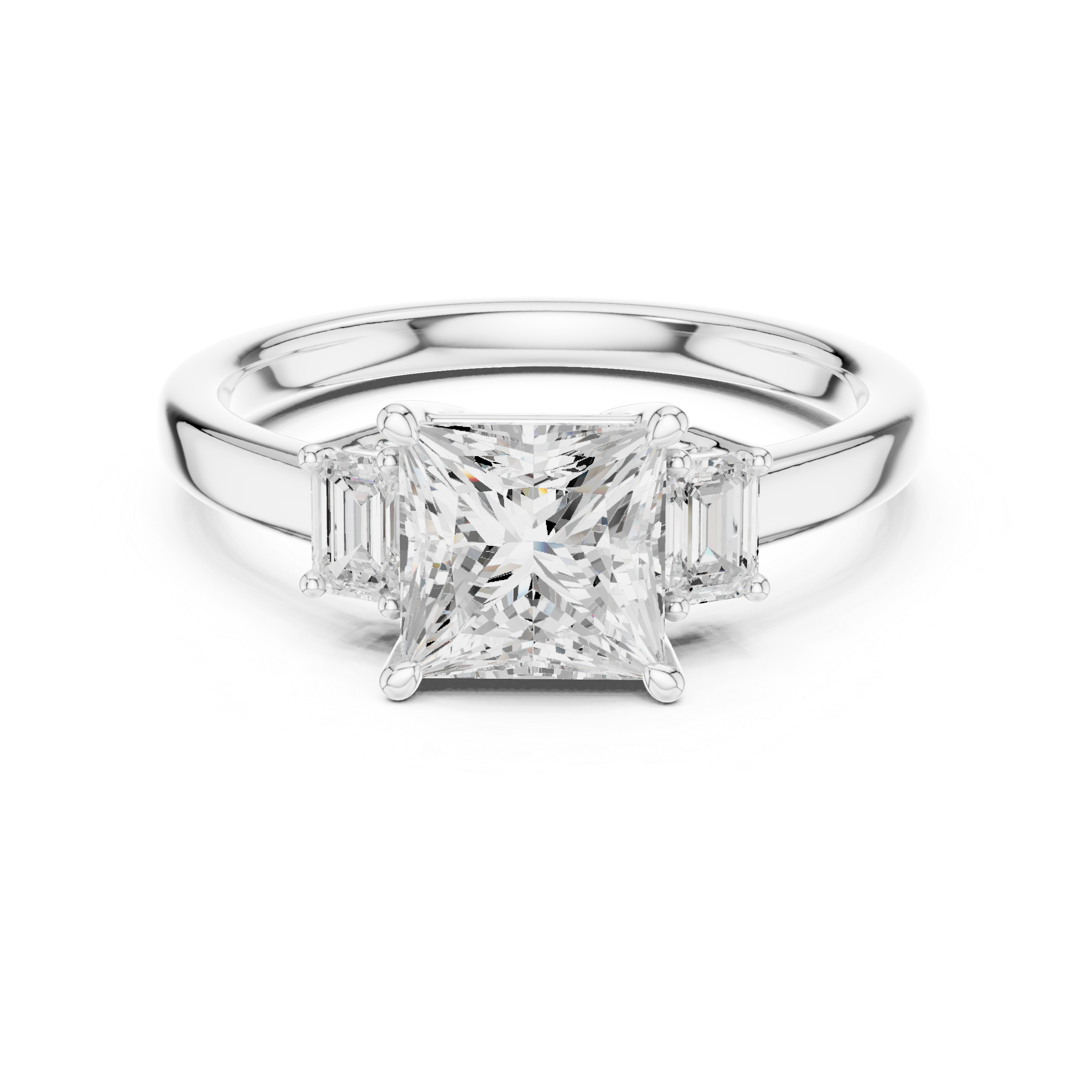 Princess Engagement Trilogy Ring