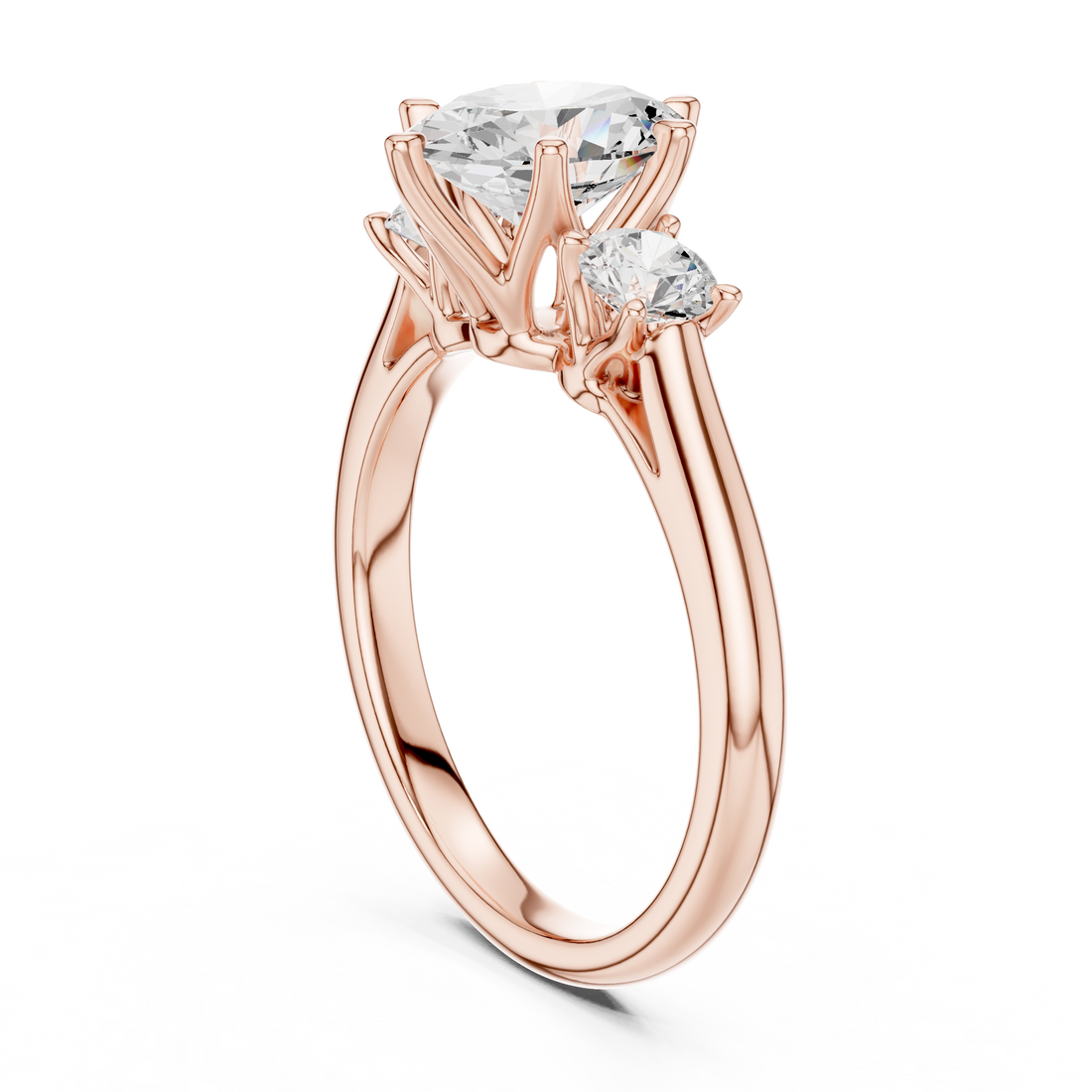 Oval-Cut Three-Stone Engagement Ring
