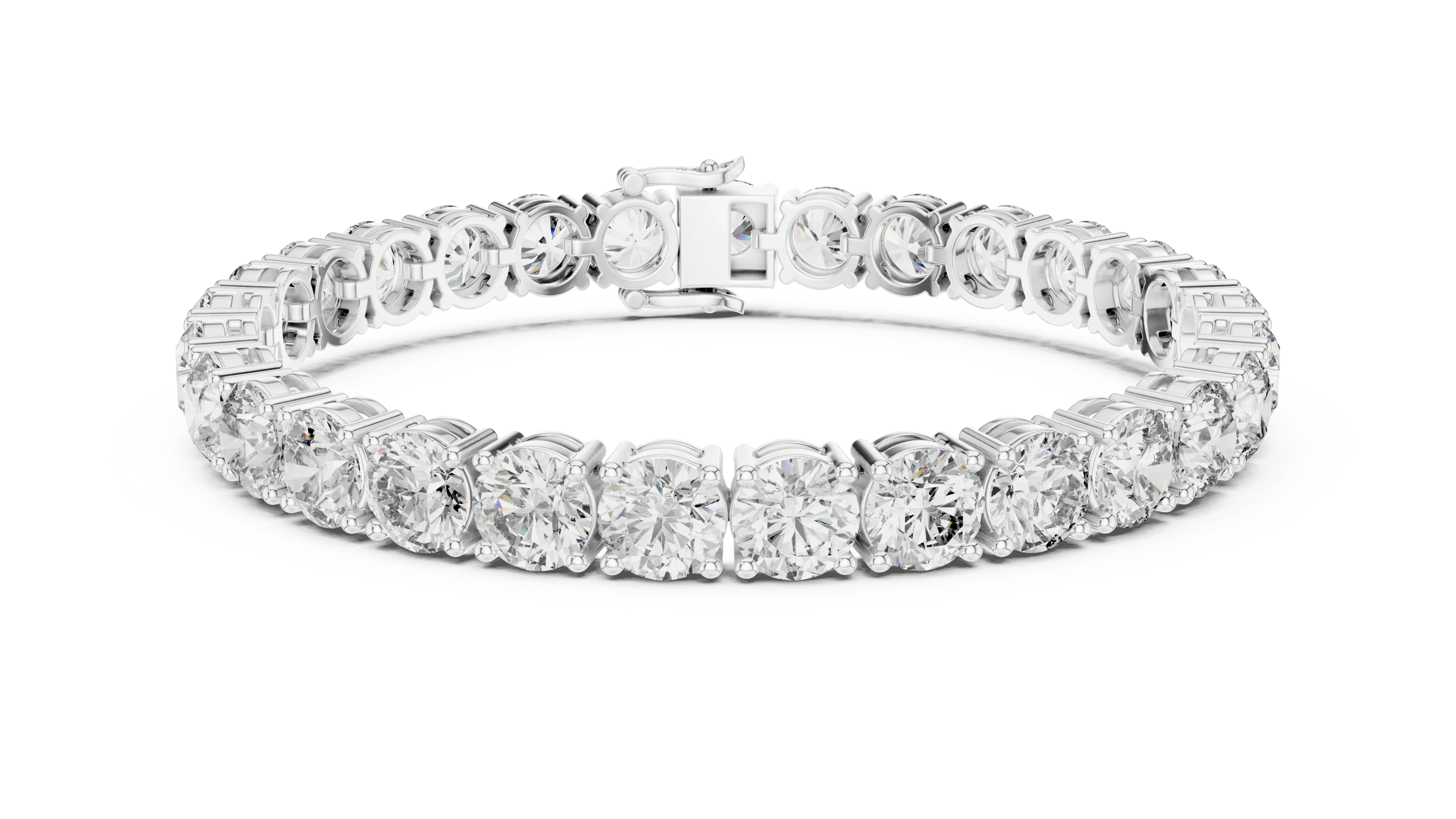 Radiant Eternity Diamond Tennis Bracelet