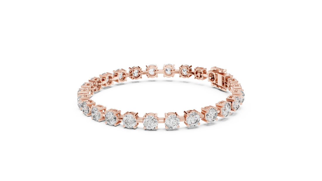 Royal Round Solitaire Line Diamond Bracelet