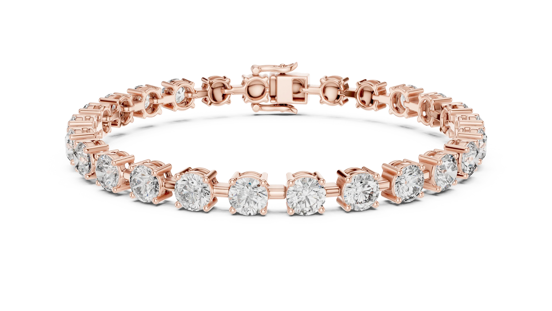 Royal Round Solitaire Line Diamond Bracelet
