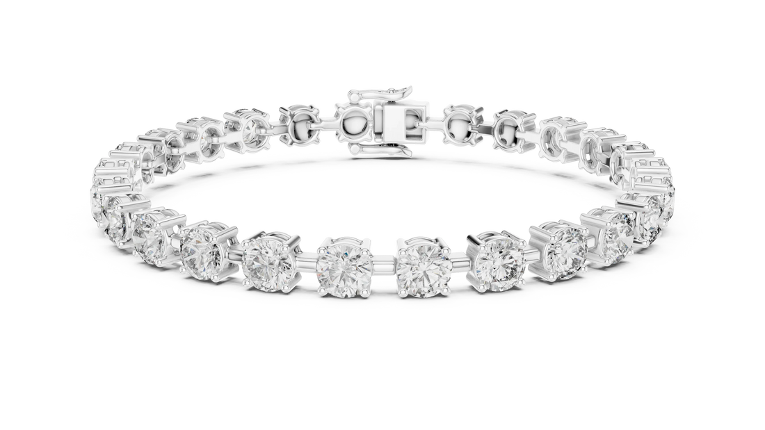Royal Round Solitaire Line Diamond Bracelet