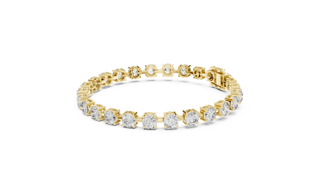 Royal Round Solitaire Line Diamond Bracelet