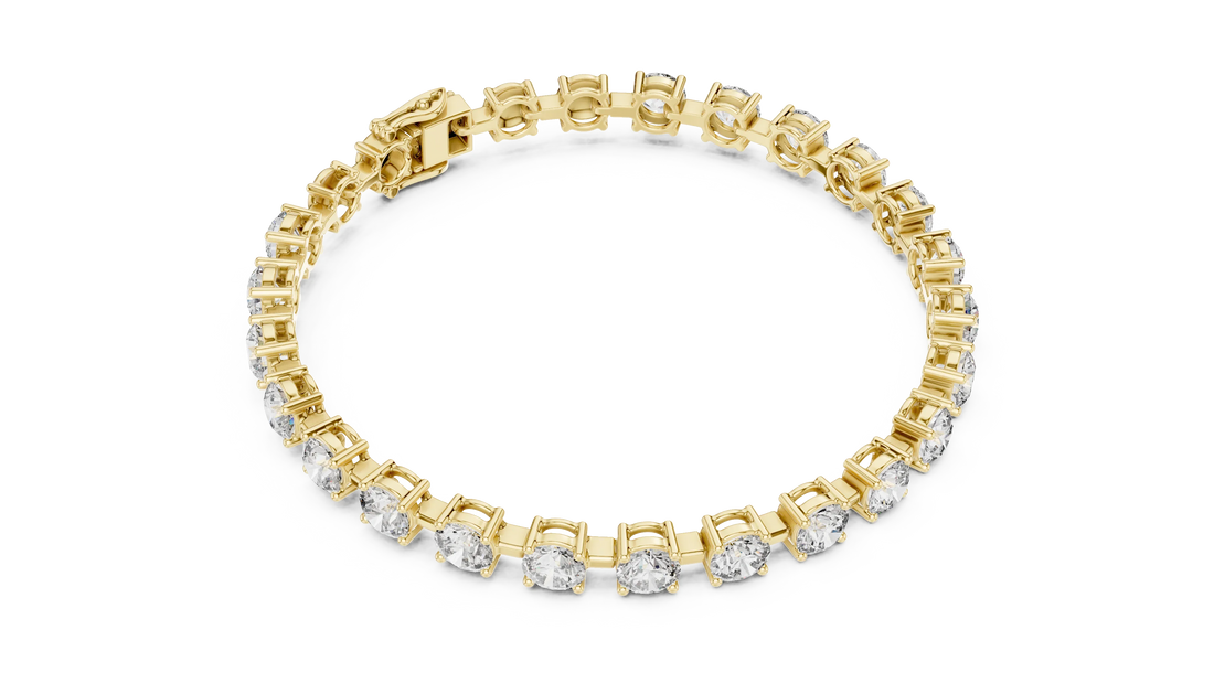 Royal Round Solitaire Line Diamond Bracelet