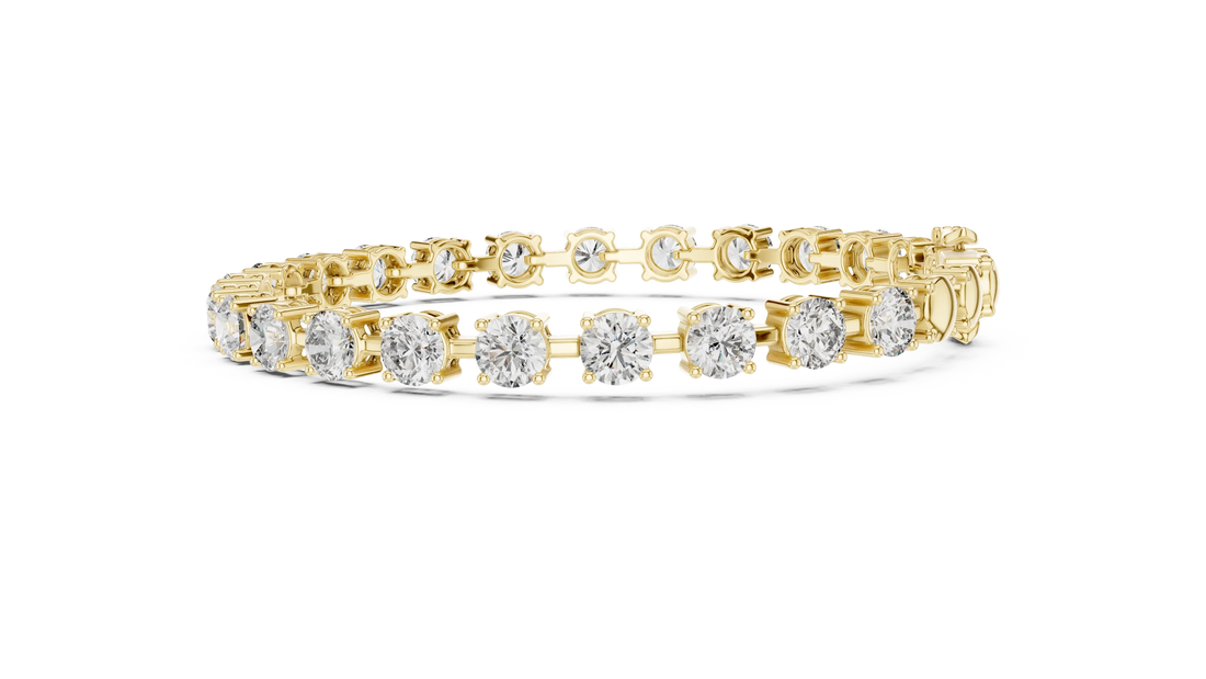 Royal Round Solitaire Line Diamond Bracelet