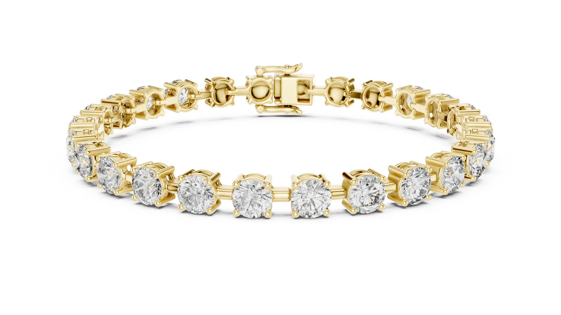 Royal Round Solitaire Line Diamond Bracelet