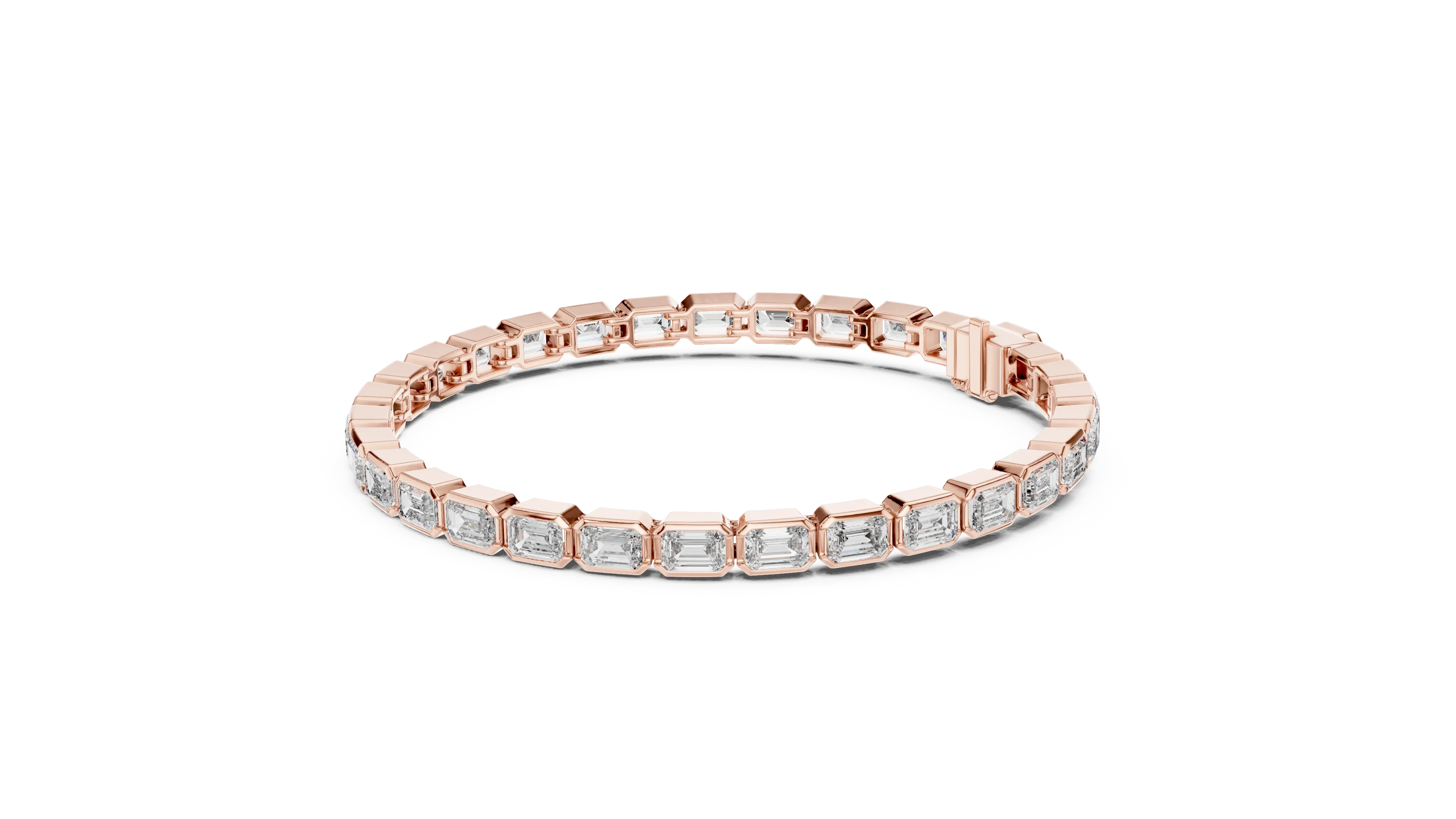 Imperial Emerald Line Diamond Bracelet