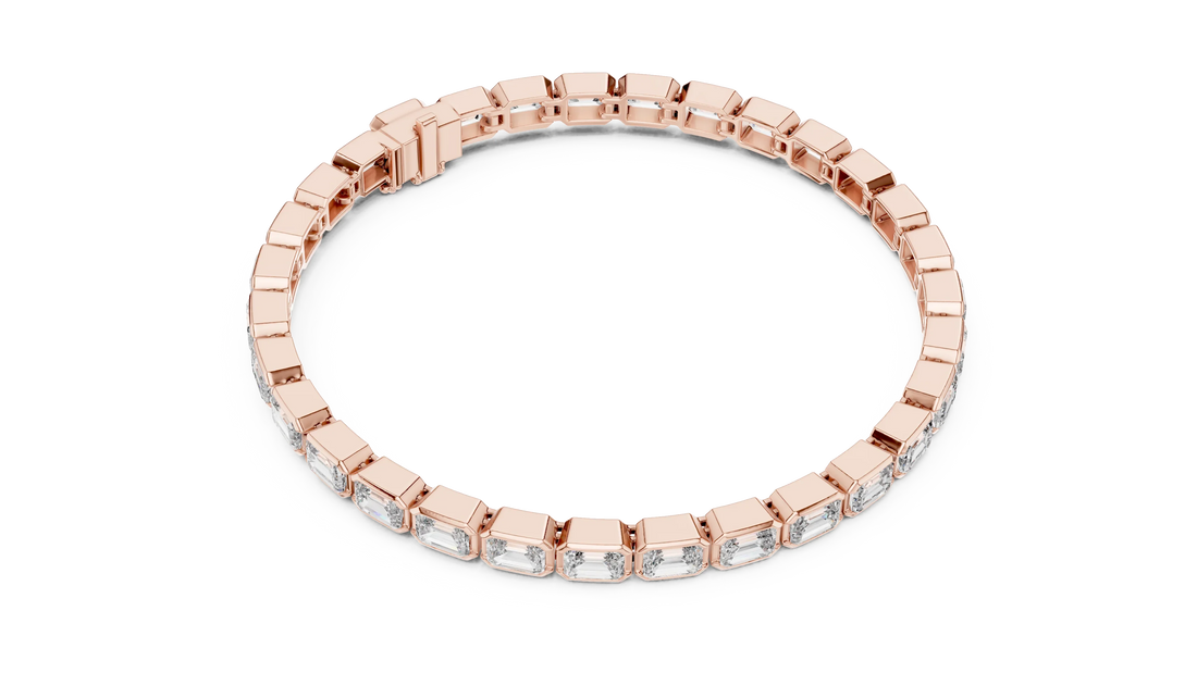 Imperial Emerald Line Diamond Bracelet