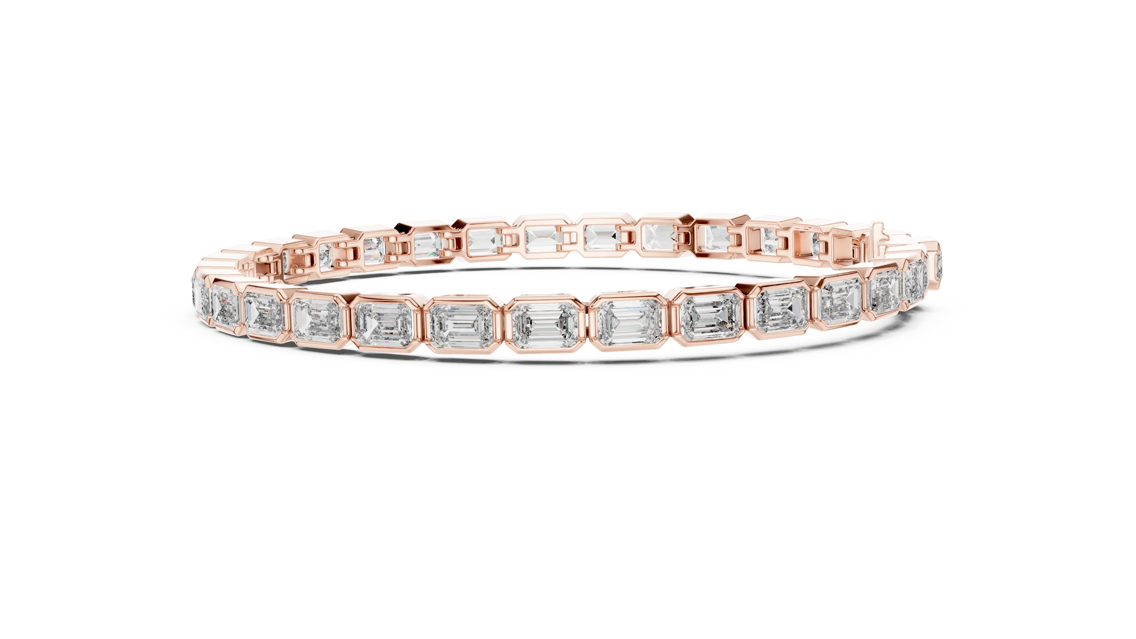 Imperial Emerald Line Diamond Bracelet