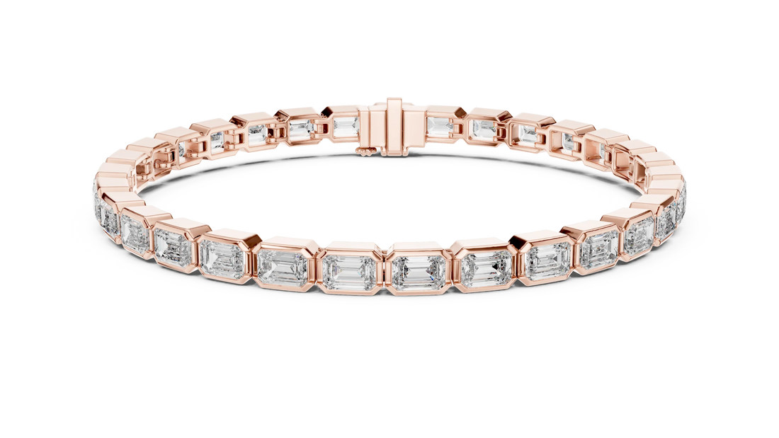 Imperial Emerald Line Diamond Bracelet