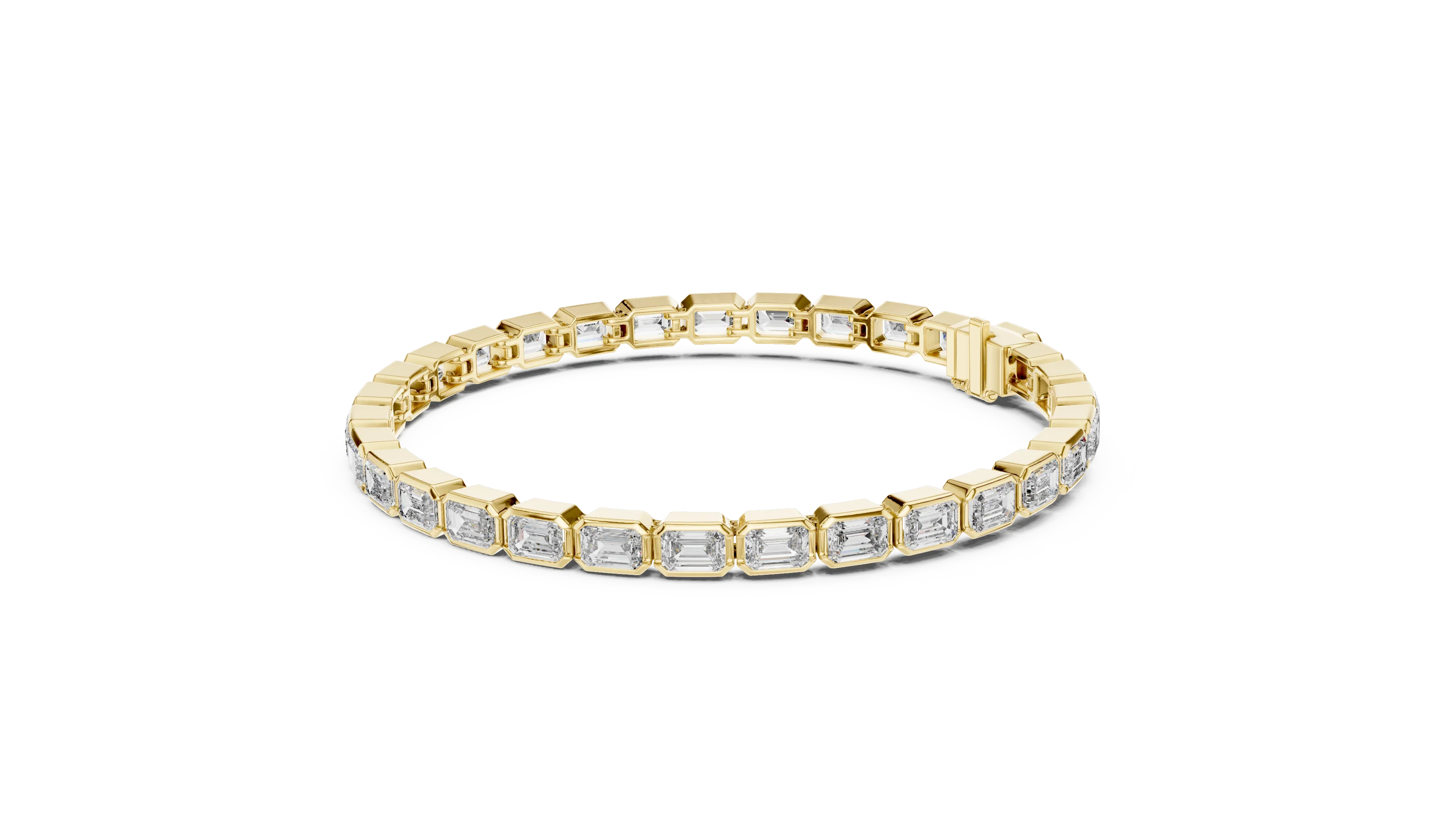 Imperial Emerald Line Diamond Bracelet