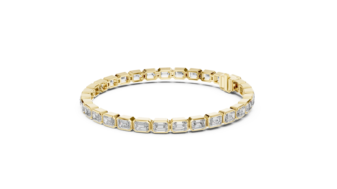 Imperial Emerald Line Diamond Bracelet