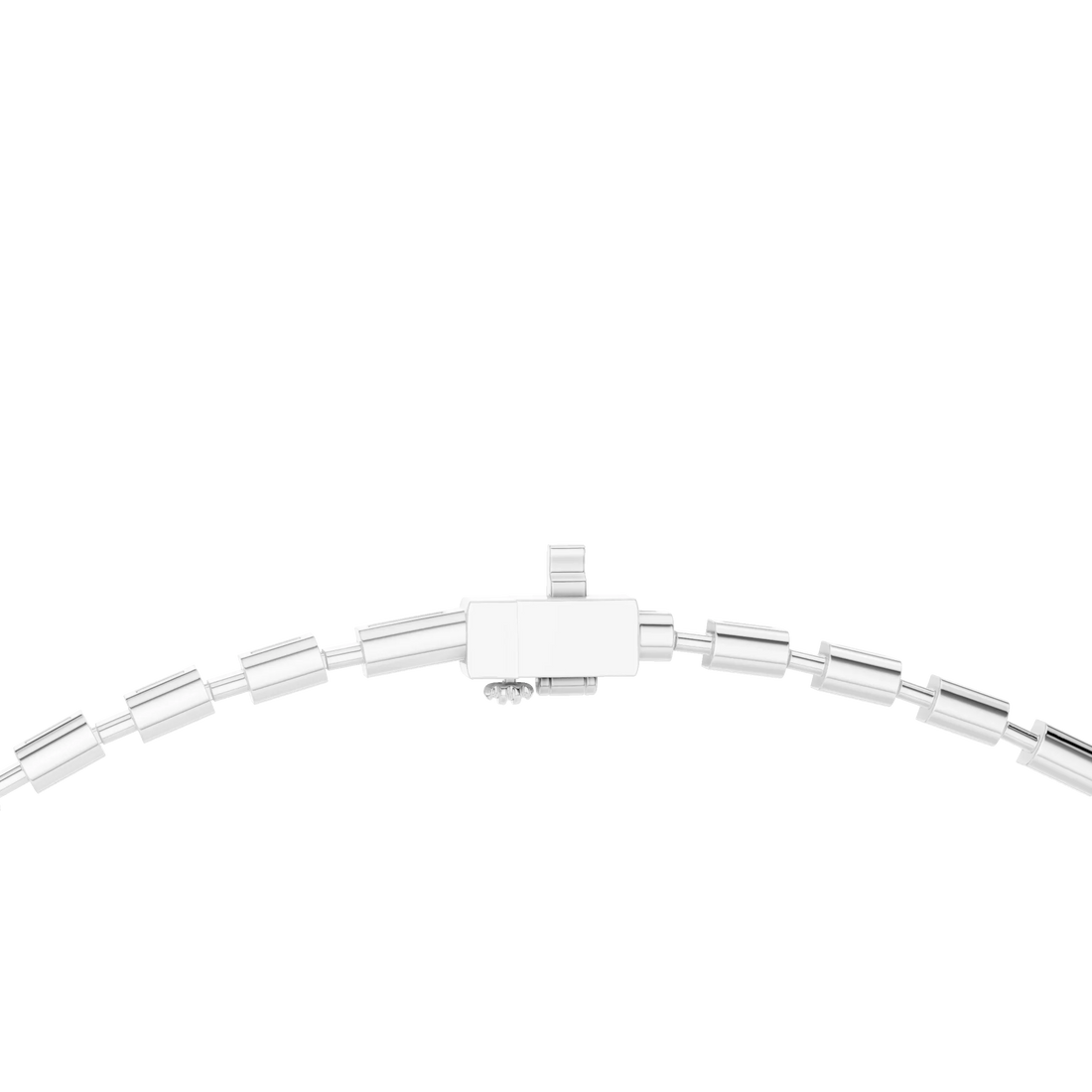 Emerald Diamond Tennis Necklace